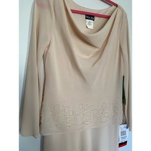 Champagne Mother of the Bride Dress